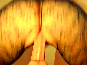 big dildo stretches my tiny pussy so good