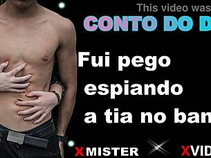 caught spying on aunt bathing turns into steamy erotic tale 😏🚿