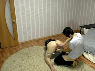 Milf with big boobs finally gets fucked hard.