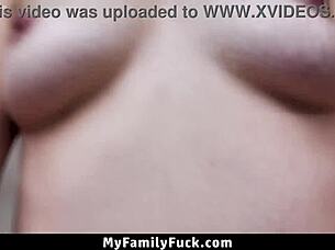 stepdaughter rewards silence with hardcore pounding