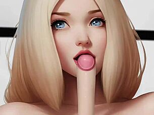 Cute Girl's Teasing Fellatio Hides Deepthroat Secrets