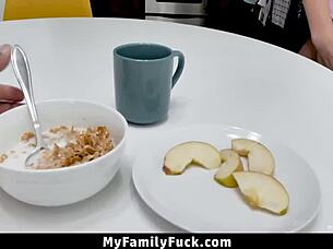 stepdaughter rewards silence with hardcore pounding