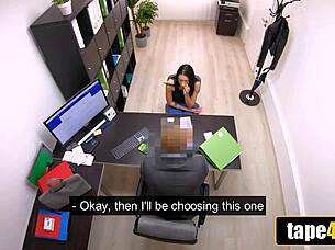 Perky Titted Hungarian Offers Boobs for Car Loan and Gets Monster Cock Ride!