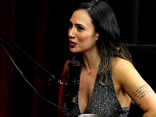 taluane boom flaunts sensual curves in sheer red fidelity test