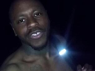 Showing Natural Tits Privately on Warm Night