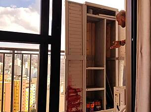 my boss lady calls me over to fix her cabinet at home and i end up balls deep in her needy slutty ass creampie finish with vagninho and agatha mama