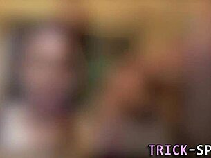 Masseuse Explodes with Massive Cumshot Catch!