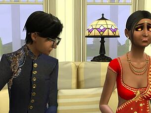 Indian Milf Massages Virgin Stud After Work For Hot Relief