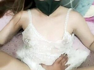 Fucking my wife's tight pussy till creampie!