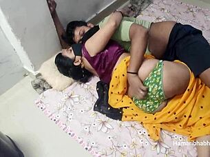 indian desi wife strips saree for passionate hardcore sex romp!