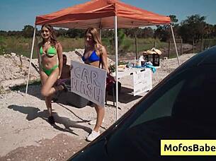 Natural Busty Blondie Jc Wilds Banged Hard in Car