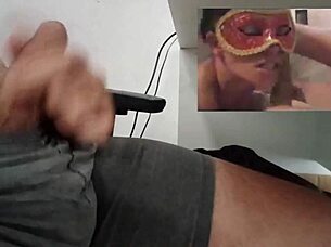 cuckold hubby cums hard thinking of big dick studs banging me