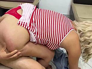 madrastra, your huge ass in that tight dress makes me fuck you now!