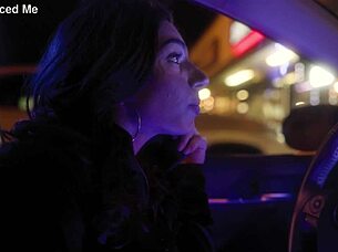 Wet Brunette Lesbians Lick and Strapon in Lingerie Frenzy