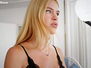 silvia's tight pussy takes double penetration gangbang pounding