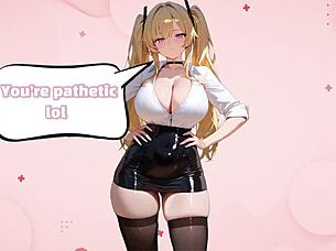 Bratty dating sim turns you into paypiggy addict