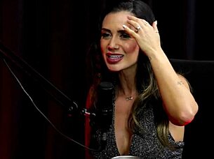 taluane boom flaunts sensual curves in sheer red fidelity test