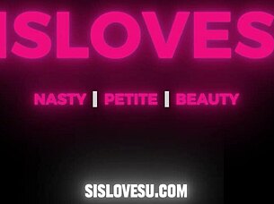 stepsis loses virginity to stepbro in intense classroom POV reality fuck