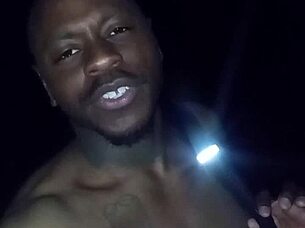 Showing Natural Tits Privately on Warm Night