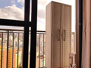 my boss lady calls me over to fix her cabinet at home and i end up balls deep in her needy slutty ass creampie finish with vagninho and agatha mama