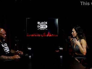 taluane boom flaunts sensual curves in sheer red fidelity test