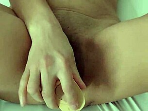 Asian wife slut pounded hard with huge buttplug