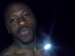 Showing Natural Tits Privately on Warm Night