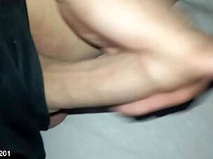 Novinho Do Pirocão's Cute Solo Workout with Banana Close-Up