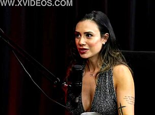 taluane boom flaunts sensual curves in sheer red fidelity test