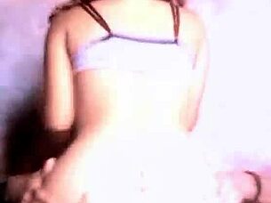 redhead rider explores tight curves playfully