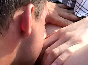 Lonely Brunette Milf's Desperate Woods Fuck With Horny Strangers