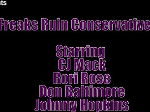 Freaks Corrupt Conservative Couple in Swinger Orgy Fuckfest