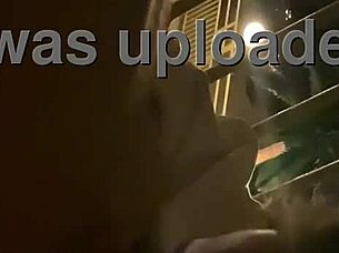 Risky public balcony fuck exposes wet pussy to hotel crowds