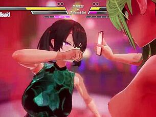 lesbians fingering pussies to squirting orgasms in heated battle!