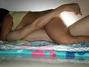 Petite colombian slut craves cock right after work in new york