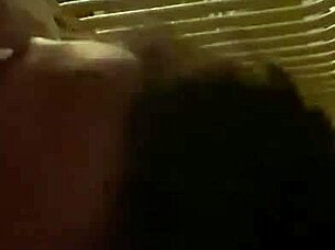 Risky public balcony fuck exposes wet pussy to hotel crowds