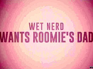 i'm so wet for my roomie's dad... angie faith gets pounded hard