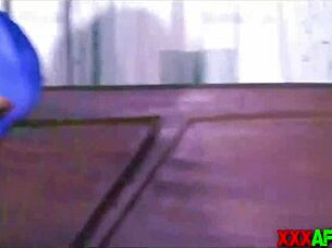 Horny Big Tits BBW Babe Tries Girl-On-Girl Dildo Fun With Ebony Friend Close-Up