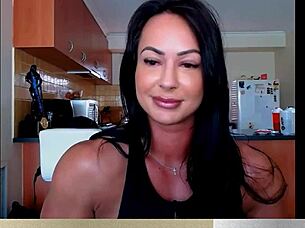 fbb flexes ripped muscular calves and legs