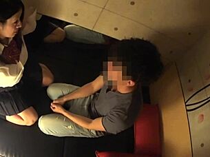 hey, this busty japanese schoolgirl gives secret massages right?