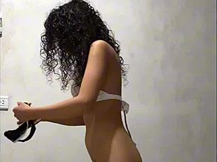 Colombian Student Flashes Pussy Before Professor Fucks