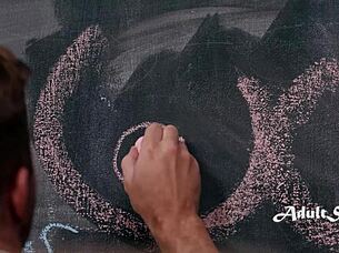 Colleagues CATCH wanking to boardroom BOOBIES Katrina Colt Kenzie Taylor