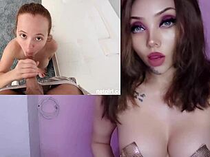 shy latina with huge natural tits orgasms in first time casting creampie