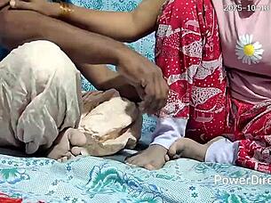 Indian bhabhi dewar heat up with big tits cock action