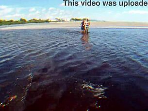 nicoly mattos and lukas zaad dominate raquel hot in wild beach orgy