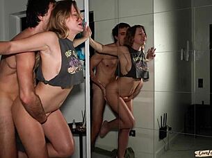 Nympho neighbor begs for tight pussy pounding every night