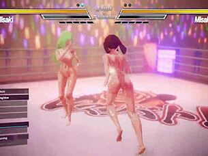 lesbians fingering pussies to squirting orgasms in heated battle!