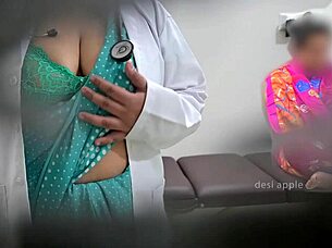 Indian Doctor Patient Sex with Nurse Nearby in Hospital