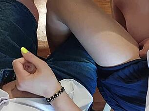 wanna see my classmate's pussy fingered to huge cumshot?