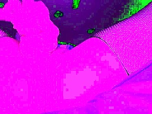 Stockinged Milf Soaks Pussy with Pink Dildo Orgasms